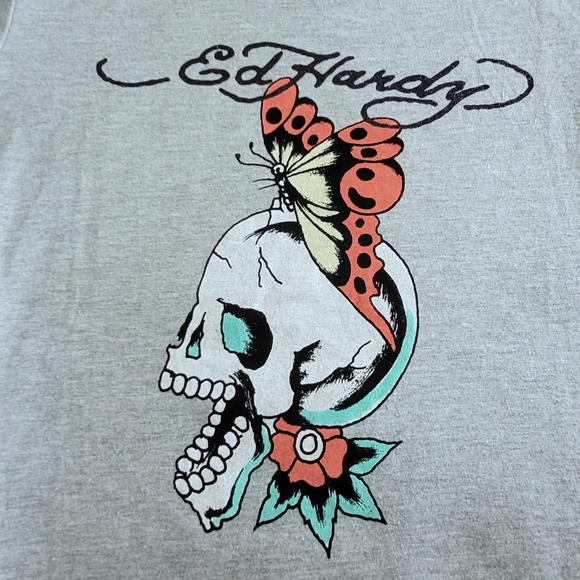 Ed Hardy Skull💀 and Butterfly🦋 Tee👕  - NWT - Picture 3 of 12